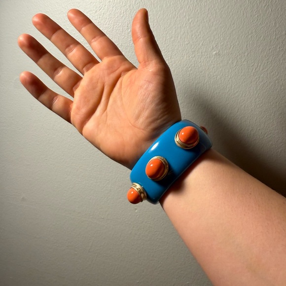 Vintage Funky Chunky Costume Bangle Bracelet - Picture 3 of 6